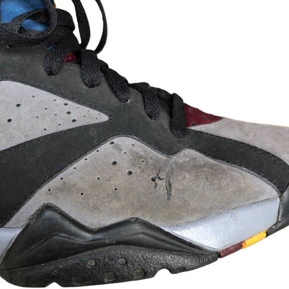 Rare 2011 Air Jordan 7 Retro Bordeaux Size 10.5 Beaters - Picture 5 of 16